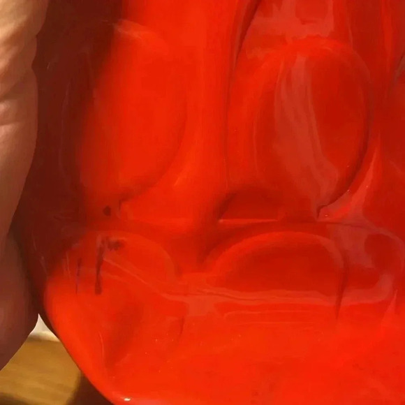 Red and cream Coach purse - Picture 4 of 5